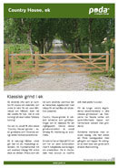 Country House trägrind, ek